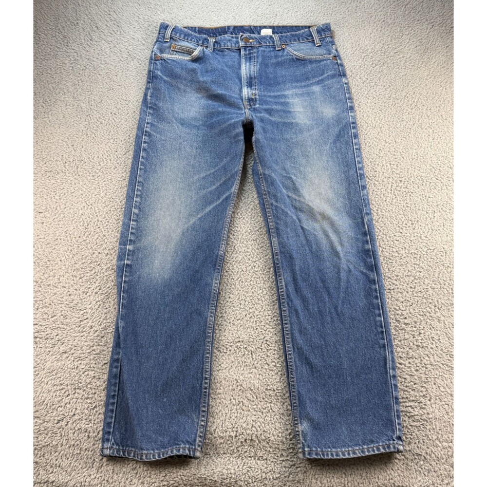 Vintage Levis 505 Jeans Mens 40x32 (38x31) Regular Orange Tab Made in USA 90s